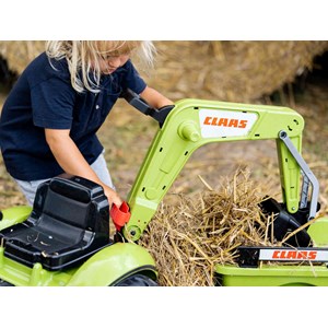 Tractopelle enfant claas arion 410 avec remorque + excavatrice 2 à 5 ans - falk