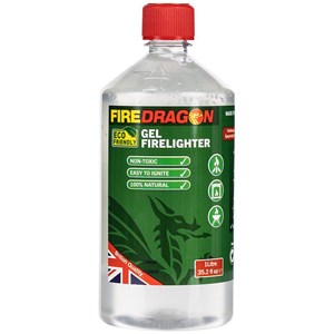 Combustible gel fire dragon firelighter 1 litre