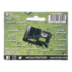 Outil de survie de poche bcb pocket survival tool