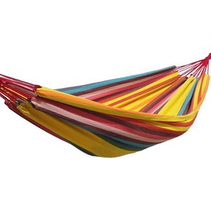 Ensemble support bois avec hamac simple relaxant