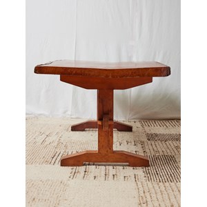 Table basse brutaliste en bois  n°449