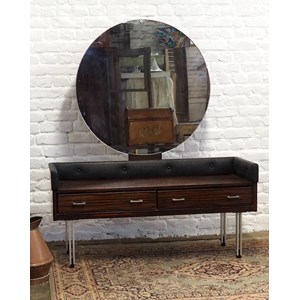 Coiffeuse en formica et simili cuir n°234