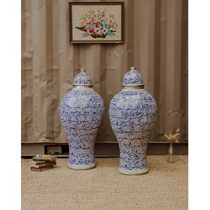 Lot de jarres marocaines en céramique n°113