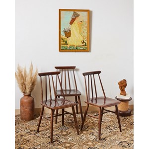Alma, le lot de 3 chaises en bois n°1229