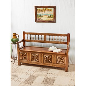 Antoine, le banc en bois clair n°324