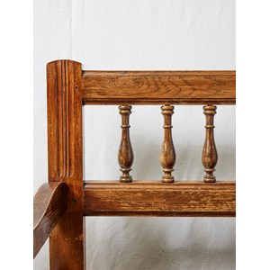 Antoine, le banc en bois clair n°324