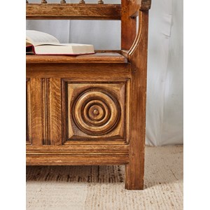 Antoine, le banc en bois clair n°324