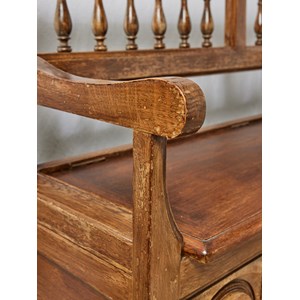 Antoine, le banc en bois clair n°324