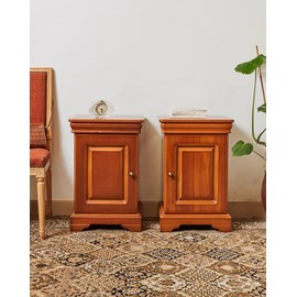 Paire de chevets en bois clair n°1186