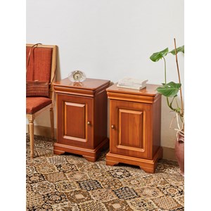 Paire de chevets en bois clair n°1186