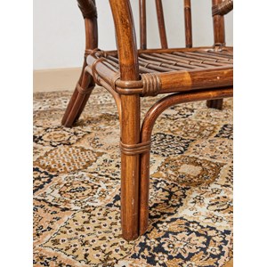 Paire de fauteuil en rotin n°685