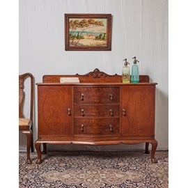 Buffet anglais en chêne tigré n°659