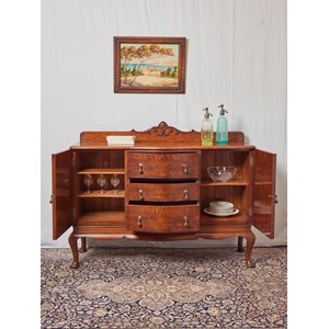 Buffet anglais en chêne tigré n°659