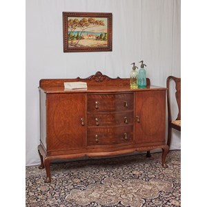 Buffet anglais en chêne tigré n°659