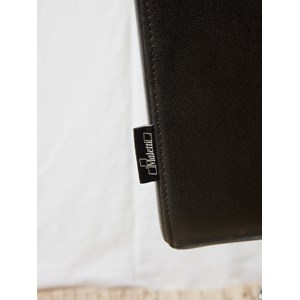 Fauteuil de coiffeur en cuir noir n°825