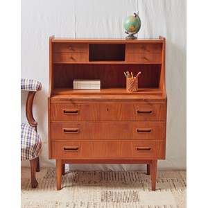 Secrétaire scandinave en bois clair n°137