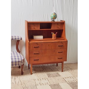 Secrétaire scandinave en bois clair n°137
