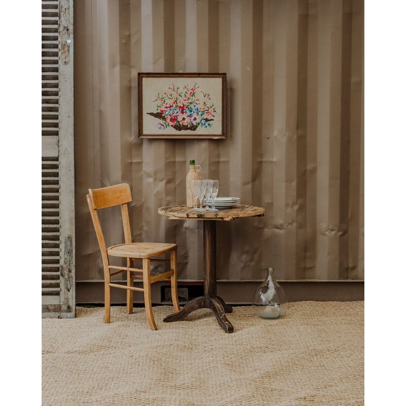 Table à manger bistrot en bois n°76