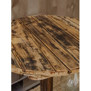 Table à manger bistrot en bois n°76