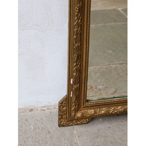 Miroir en bois sculpté doré n°952