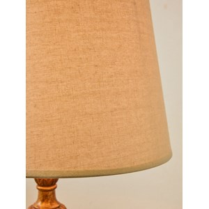 Lampe à poser xviiième en bois doré n°427