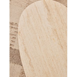 Table à manger bistro en marbre blanc n°77