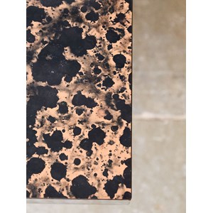 Table basse effet marbré en bois n°754