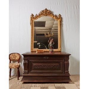 Coffre de famille en chêne du xviième n°109