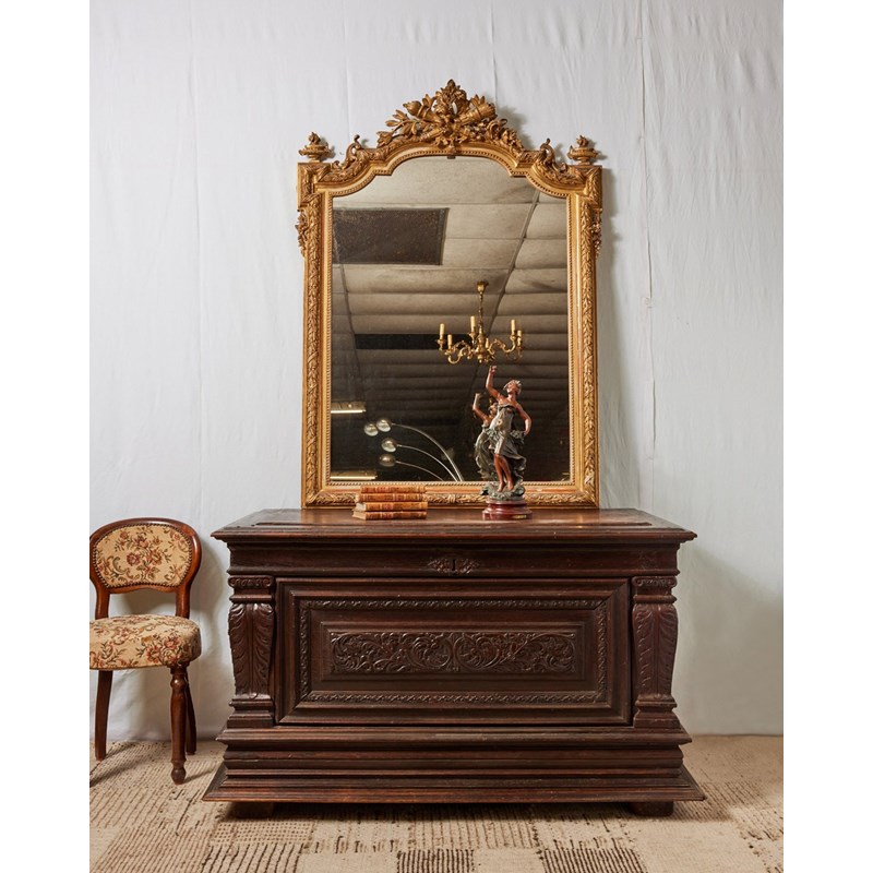 Coffre de famille en chêne du xviième n°109