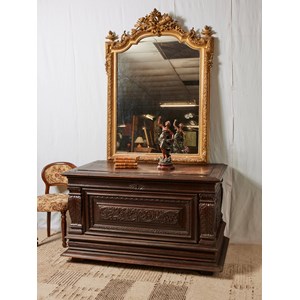 Coffre de famille en chêne du xviième n°109