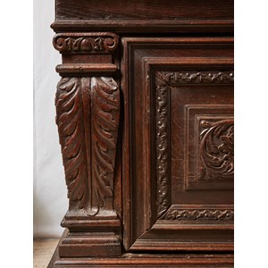 Coffre de famille en chêne du xviième n°109