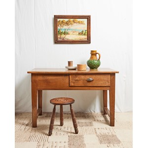 Romy, la table de ferme en bois  n°563