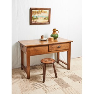 Romy, la table de ferme en bois  n°563