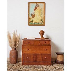 Commode anglaise en bois clair n°366