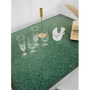 Table à manger vintage en inox n°571