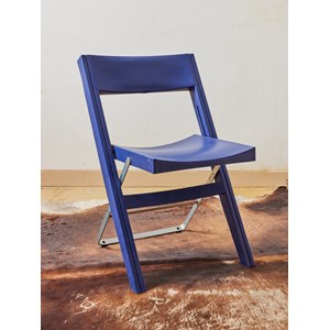 Lot de 6 chaises bleues ikea vintage niels gammelgaard    n°1244