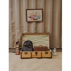 Lucienne, la malle vintage en bois n°257