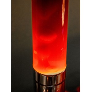 Lampe à lave seventies chromée n°650