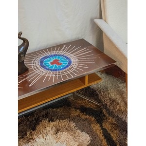 Table basse en céramique chromée n°767