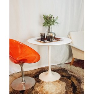 Table à manger tulipe en métal n°1071