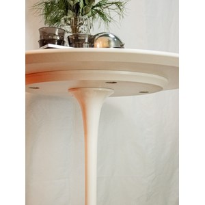 Table à manger tulipe en métal n°1071