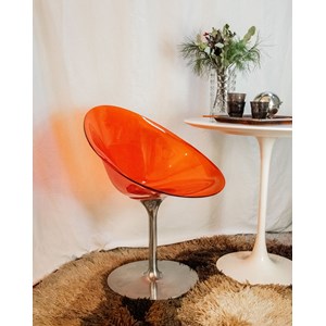 Fauteuil tulipe en polycarbonate n°836