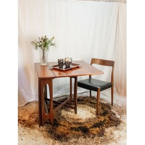 Table console scandinave en palissandre n°1072