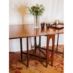 Table console scandinave en palissandre n°1072