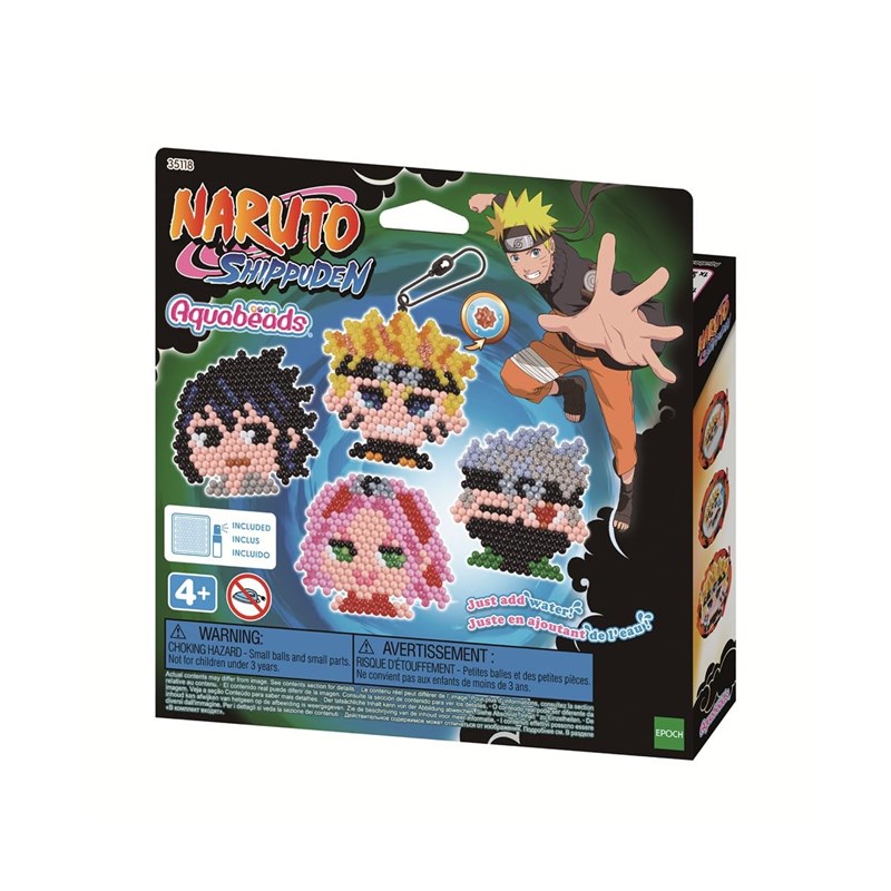 Aquabeads le kit porte-cles naruto