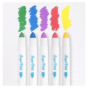 5 crayons de cire twistables