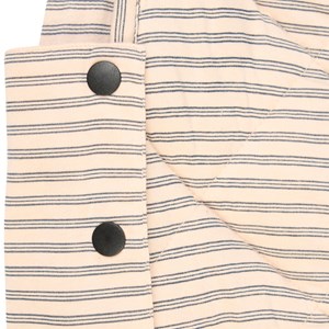 Tapis de jeu 2 en 1 noomad organic soft stripes blue