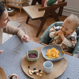 Coffret repas silicone galet (4 pièces)