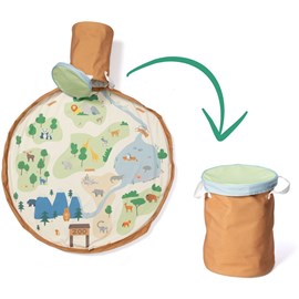 Sac de rangement et tapis de jeu 2 en 1 soo zoo