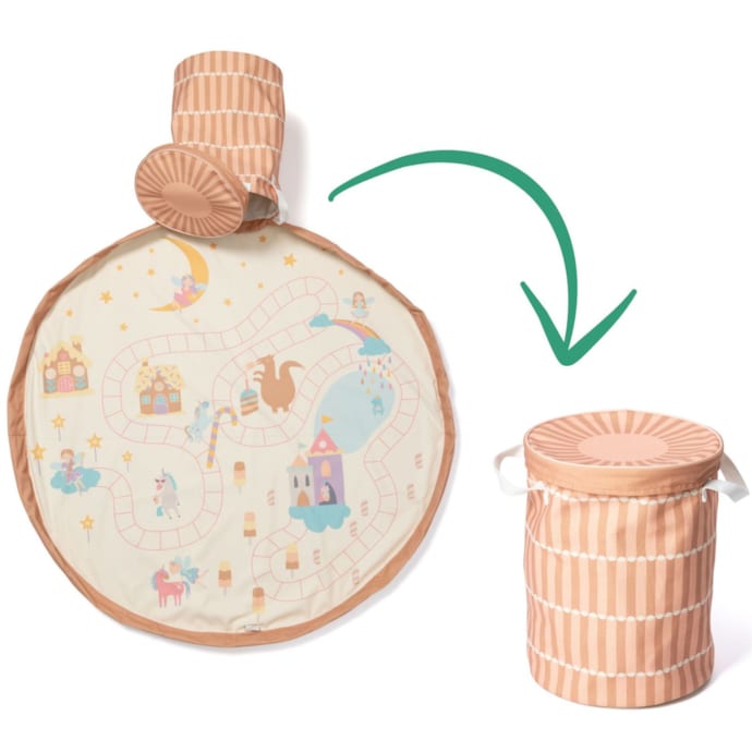 Barbie - Barbie zipbin boîte de jeu et de rangement Villa de rêve